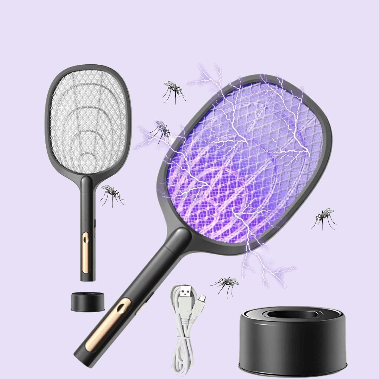 Fly Zap - elektryczna łapka / lampa na owady 2w1