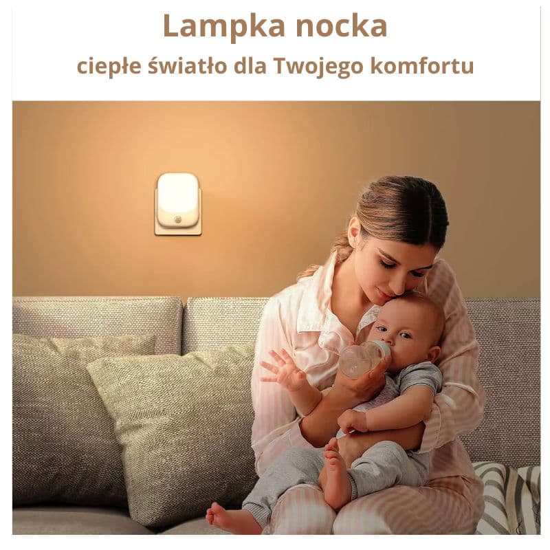 Silvo Sensor Light z regulacją jasności - do kontaktu (2 szt.)